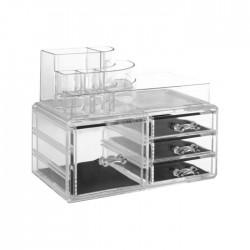 Premier 8 Compartment Cosmetics Organizer With 4 Drawers
