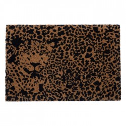Premier Leopard Face Doormat, Anti-Slip