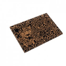 Premier Leopard Face Doormat, Anti-Slip