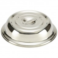 Neville Genware Round Stainless Steel Plate Cover For 8" Inches Plate