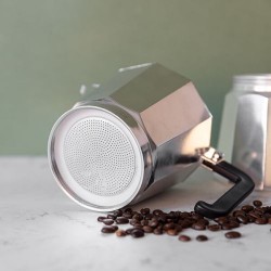 La Cafetière Venice Aluminium Moka Pot Espresso Maker, 3-Cup, 150ml