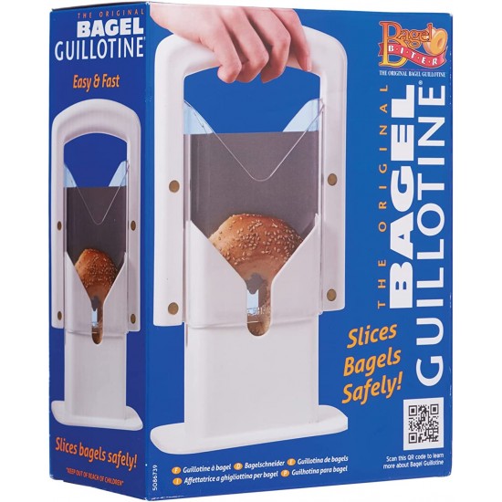 Shop quality Kitchen Craft Bagel Guillotine Universal Slicer, 9.25-Inch, White in Kenya from vituzote.com Shop in-store or online and get countrywide delivery!