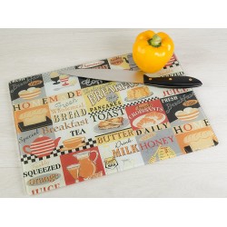 Everyday Home Retro Breakfast Work Surface Protector 40x30 cm