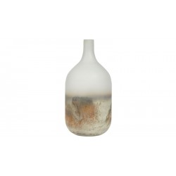 Premier Bikar Glass Bottle Vase, 40cm Height