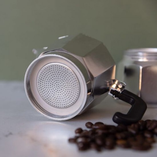 La Cafetière Venice Aluminium Moka Pot Espresso Maker, 6-Cup, 290ml, LCVEN6CPSIL Shop quality La Cafetière Venice Aluminium Moka Pot Espresso Maker, 6-Cup, 290ml in Kenya from vituzote.com Shop in-store or online and get countrywide delivery!
