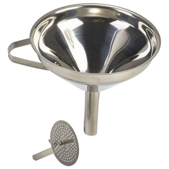 Neville Genware Stainless Steel 5"Funnel With Removable Strainer 1.5cm diameter spout, 802 Shop quality Neville Genware Stainless Steel 5"Funnel With Removable Strainer 1.5cm diameter spout in Kenya from vituzote.com Shop in-store or online and get countrywide delivery!