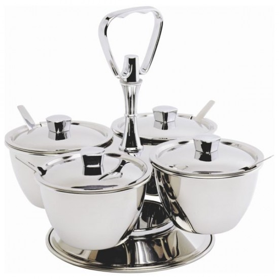 Shop quality Neville GenWare Stainless Steel Revolving Relish Server 4-Way in Kenya from vituzote.com Shop in-store or online and get countrywide delivery!