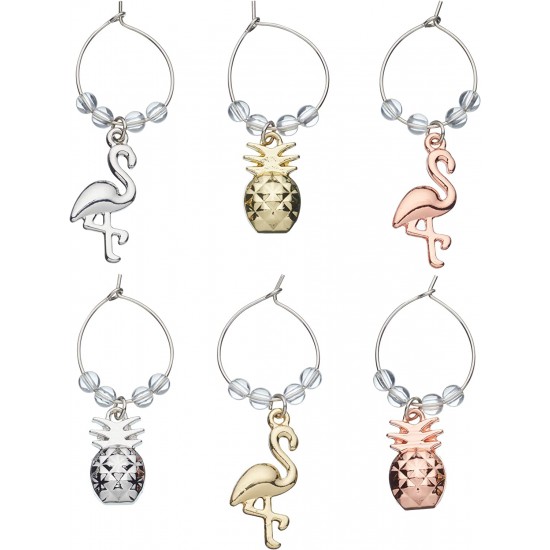 Shop quality BarCraft Tropical Pineapple & Flamingo Wine Charms in Kenya from vituzote.com Shop in-store or online and get countrywide delivery!