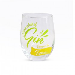 Barcraft Stemless Gin and Tonic Glass - 250ml 