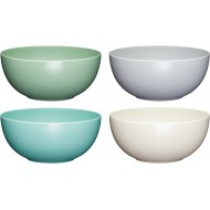 Colourworks 'Unbreakable' Melamine Bowls, 15 cm (6") - 'Classics' Colours (Set of 4)