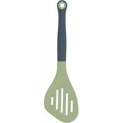 Colourworks Classics Green Long Handled Silicone Slotted Food Turner 28.5 x 8 x 5 cm