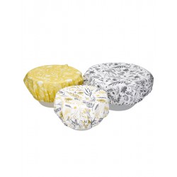 Natural Elements Organic Cotton Bowl Covers, 3-Pack