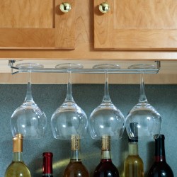 Neville Genware Chrome Glass Hangers 16 Inches