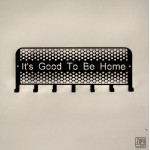 Zuri Good To Be Home'Design Wall Hanging Key Holder Rack , Made in Kenya	