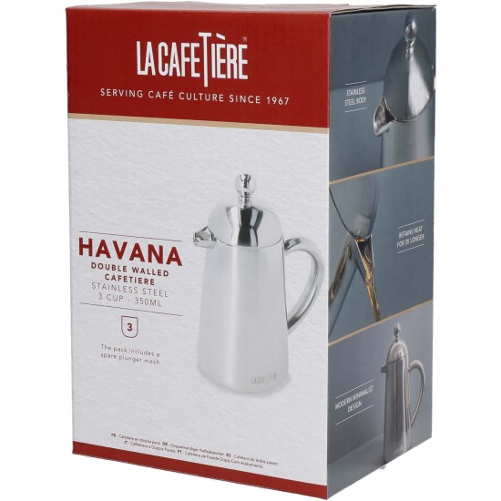 Shop quality La Cafetière Havana Double Walled Cafetiere, 3-Cup, Stainless Steel, 350ml in Kenya from vituzote.com Shop in-store or online and get countrywide delivery!