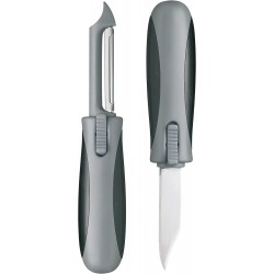 Kitchen Craft 2 in 1 Peeler and Paring Knife