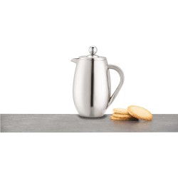 La Cafetière Double Walled Cafetiere, 3-Cup, Stainless Steel, 350ml