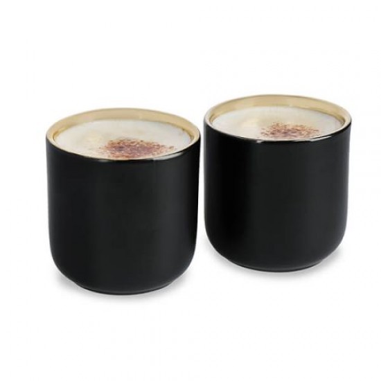Shop quality La Cafetière Insulated Ceramic Coffee Mugs, Black / Gold, 110ml, 2-Cup Set in Kenya from vituzote.com Shop in-store or get countrywide delivery!