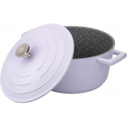 Master Class Cast Aluminium Casserole Dish, 4 Litre, Lavender