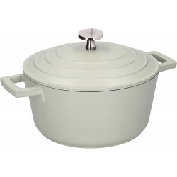 Master Class Cast Aluminium Casserole Dish, 4 Litre, Mint Green