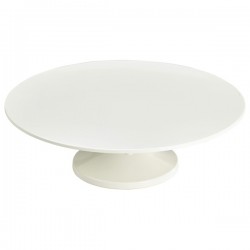 Neville Genware White Melamine Cake Stand  33 x 10cm (Dia x H)