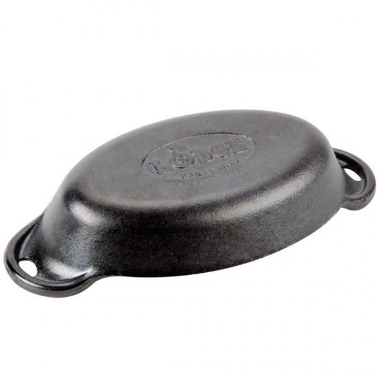 Lodge Cast Iron Mini Oval Server, 9 oz., Black