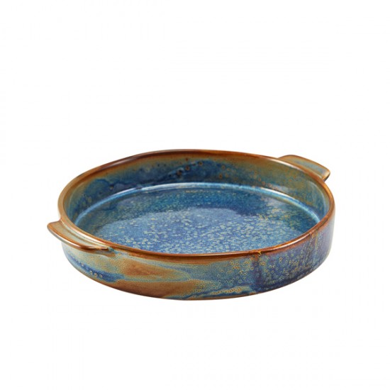 Shop quality Neville Genware Terra Porcelain Aqua Blue Round Eared Dish, 20.3cm in Kenya from vituzote.com Shop in-store or online and get countrywide delivery!