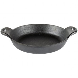 Lodge Heat-Treated Cast Iron Round Mini Server