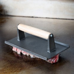 Neville Genware Cast Iron Steak Weight - 1.1kg