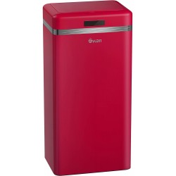 Swan Retro Square Automatic Sensor Bin with Infrared Technology, 45 Litre, Red