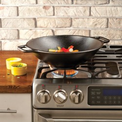 Lodge Cast Iron Wok - 14 Inch