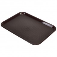 Neville Genware Fast Food Tray Chocolate Large, 45.7 x 35.6cm