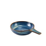 Neville Genware Terra Porcelain Aqua Blue Presentation Pan, 15.5cm