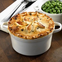 Neville Genware Porcelain Covered Mini Casserole Dish, 14cm/5.5"