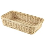 Neville Genware Polywicker Display Basket 6.9" Dia X 2.8" Deep