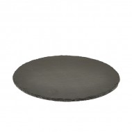 Neville Genware Natural Edge Slate Platter 30cm Round, 30 x 0.5cm (Dia x H)