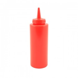 Neville Genware Squeeze Bottle Red 12oz/35cl / 350ml