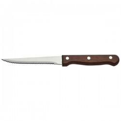 Neville Genware Steak Knife Dark Wood Handle Full Tang  21.5cm (L) ( Sold Per Piece)