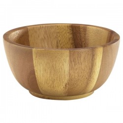 Neville Genware Acacia Wood Bowl 15Dia x 7cmH