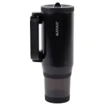 Nayad Hydrostash Tumbler with Snackbox - Black, 680ml ( 12 hours hot )