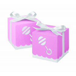 Wilton Baby Shower or Wedding Present Box Kit, Pink, 25 Boxes