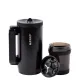 Nayad Hydrostash Tumbler with Snackbox - Black, 680ml ( 12 hours hot )