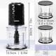 Duronic Mini Chopper Mini Food Processor Black, 500W, Vegetable Mincer Slicer, Baby Food Maker, 2 x Blender Bowl with Lid, Quad Stainless Steel Blades for Vegetable, Meat, Fruit - 500W, Black-1YR Warranty, CH57BK Shop quality Duronic Mini Chopper Mini Food Processor Black, 500W, Vegetable Mincer Slicer, Baby Food Maker, 2 x Blender Bowl with Lid, Quad Stainless Steel Blades for Vegetable, Meat, Fruit - 500W, Black-1YR Warranty in Kenya from vituzote.com Shop in-st