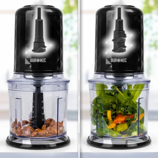 Duronic Mini Chopper Mini Food Processor Black, 500W, Vegetable Mincer Slicer, Baby Food Maker, 2 x Blender Bowl with Lid, Quad Stainless Steel Blades for Vegetable, Meat, Fruit - 500W, Black-1YR Warranty, CH57BK Shop quality Duronic Mini Chopper Mini Food Processor Black, 500W, Vegetable Mincer Slicer, Baby Food Maker, 2 x Blender Bowl with Lid, Quad Stainless Steel Blades for Vegetable, Meat, Fruit - 500W, Black-1YR Warranty in Kenya from vituzote.com Shop in-st