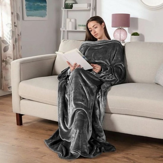 Shop quality Carmen Heated Wearable Blanket with Long Sleeve – Grey in Kenya from vituzote.com Shop in-store or online and get countrywide delivery!