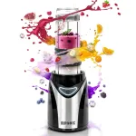Duronic Mini Blender Portable Blender Bottle, Electric Smoothie Maker Juicer, Kitchen Blender, Personal Blender for Protein Shakes, baby food, Milkshake, Juice- 1 Year Warranty