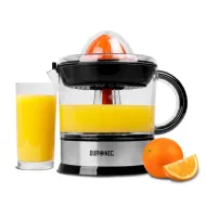 Duronic Electric Citrus Juicer Lemon Juicer Citrus Press with Adjustable Pulp Filter Fresh Orange Juice Maker Extractor for Lemons, Limes etc With 2 Sized Juicing Cones - 1 Year Warranty