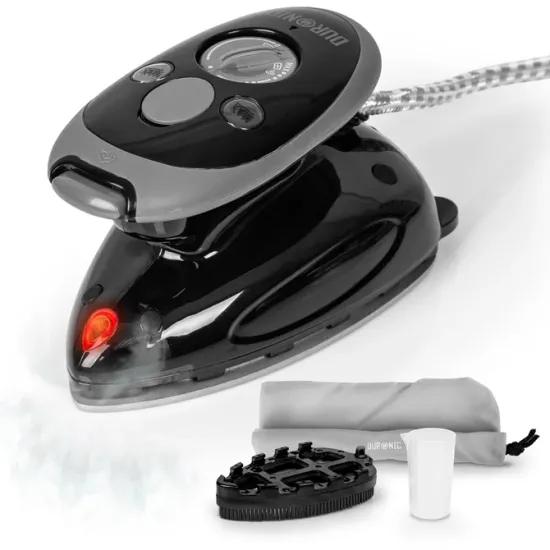Shop quality Duronic Travel Iron Si2 BK mini Compact Steamer Quilting Iron 375W 50ml Capacity With Brush and Variable Heat Settings, Patchwork, Applique, Craft For Holiday Black in Kenya from vituzote.com Shop in-store or online and get countrywide delive