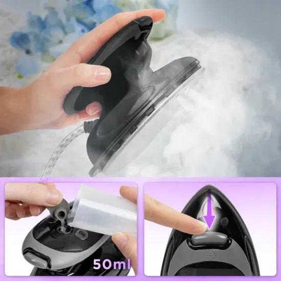 Shop quality Duronic Travel Iron Si2 BK mini Compact Steamer Quilting Iron 375W 50ml Capacity With Brush and Variable Heat Settings, Patchwork, Applique, Craft For Holiday Black in Kenya from vituzote.com Shop in-store or online and get countrywide delive