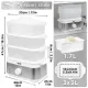 Duronic 3 Tier Food Steamer FS95 Electric Veggie Steamers for Food Cooking Kitchen Steamer for Eggs Rice Meat Momos & Steaming Fish Baby Food Steamer Steam Cooker 9L Steamer Pot-1YR Warranty, FS95 Shop quality Duronic 3 Tier Food Steamer FS95 Electric Veggie Steamers for Food Cooking Kitchen Steamer for Eggs Rice Meat Momos & Steaming Fish Baby Food Steamer Steam Cooker 9L Steamer Pot-1YR Warranty in Kenya from vituzote.com Shop in-store or onl